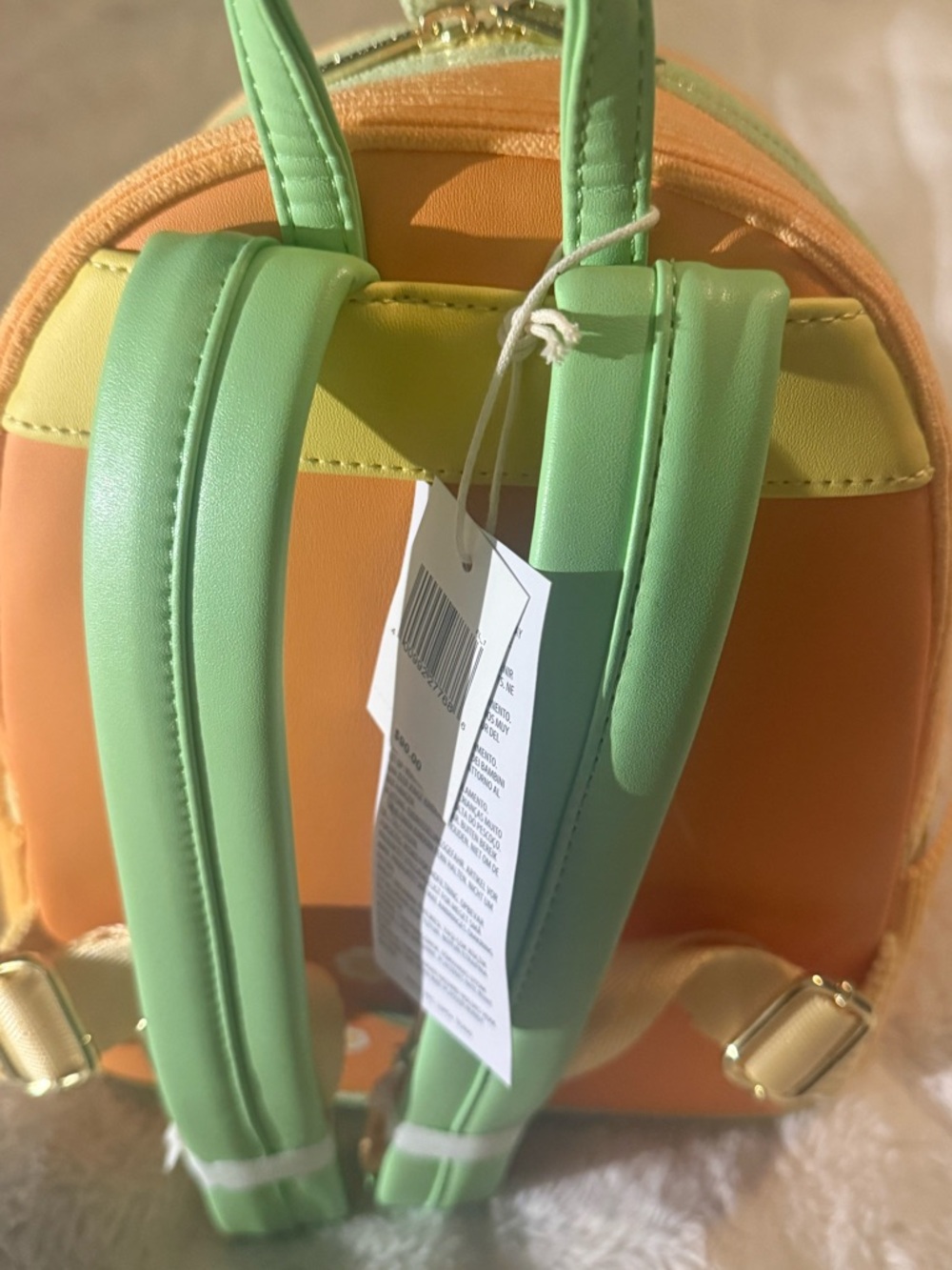 Disney Parks Orange Bird Corduroy Mini Loungefly Backpack New with tags 🍊 - Picture 4 of 11